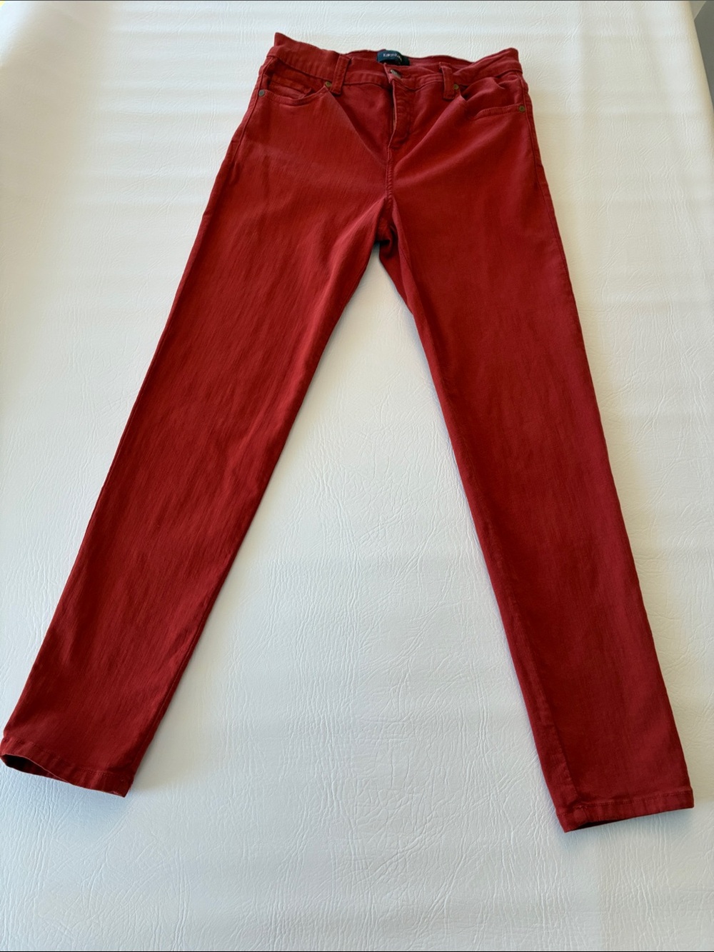Karen Kane Women's Skinny Jeans in Deep Red